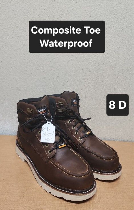 Ariat Work Boot Size 8 D COMPOSITE TOE 
