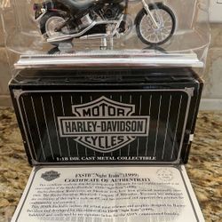 1999 Harley FXSTB “Night Train” 1:18 Scale By Maisto