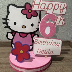 Hello kitty Party Centerpieces 