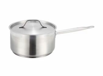 Winco 2 qt saucepan with cover included