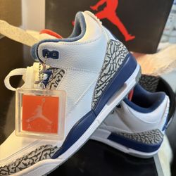 Air Jordan 3 Retro OG “True Blue” – Men’s Size 8 – NEW