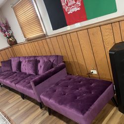 Sofa Bed And Ottoman 