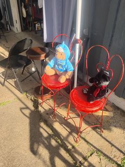 Dresser at garage sale