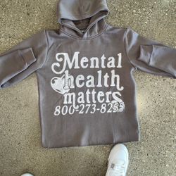 Euphoric Mental Health Matters Hoodie 2X Gray