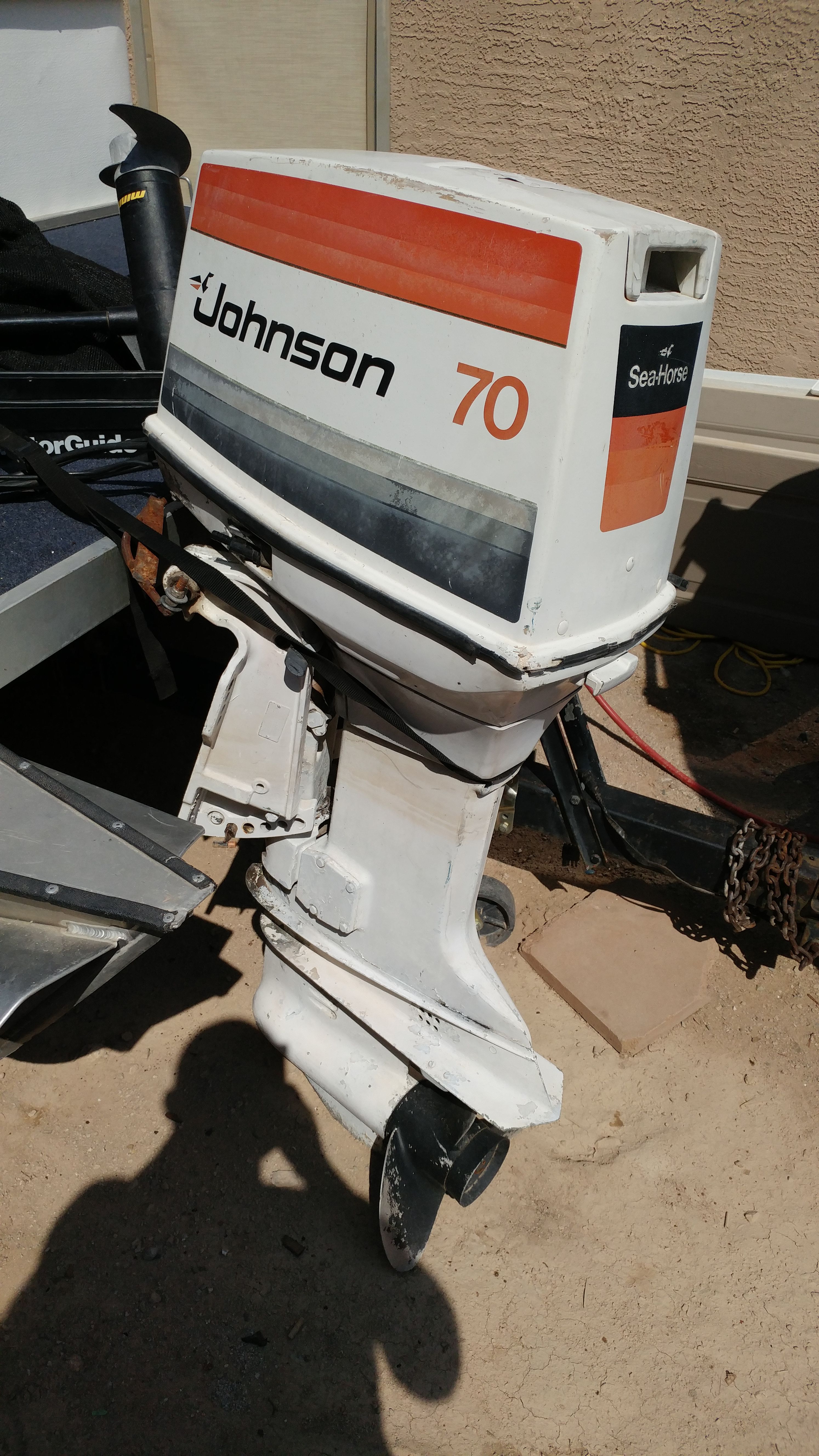 70 hp Johnson outboard motor 700 firm
