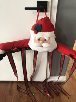 Holiday Christmas Decor Santa Christmas Card Holder