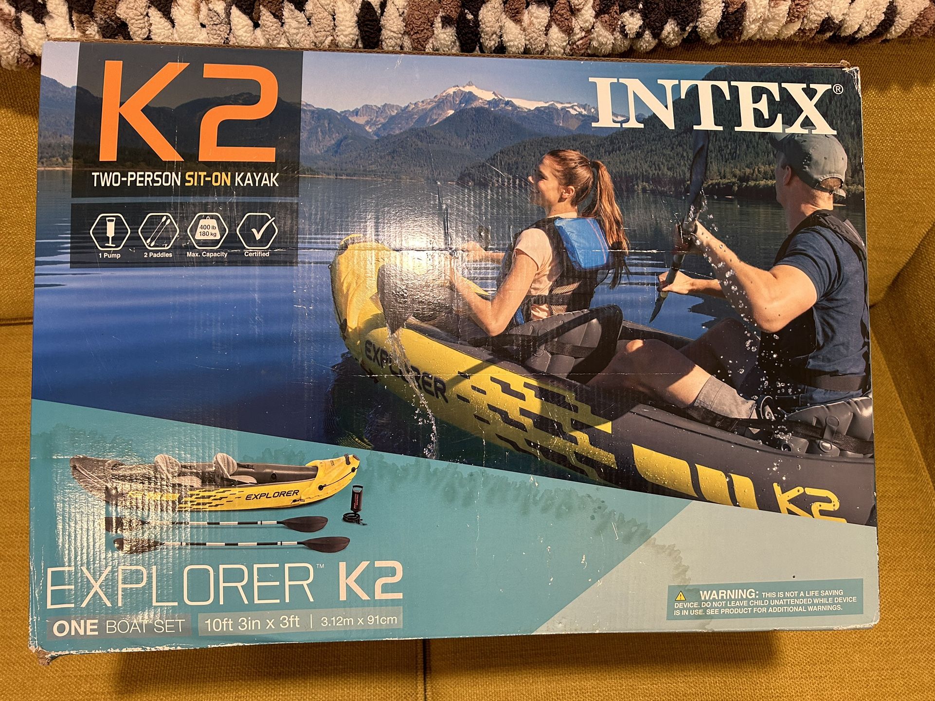 Intex Explorer K2 Inflatable Kayak