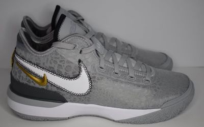 Nike Lebron NXXT Gen "Wolf Grey Metallic Gold"