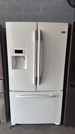 36” GE WHITE FRIDGE REFRIGERATOR NEVERA HELADERA FRIO REFRIGERADOR GOOD CONDITION DELIVERY 🚚 FREE WARRANTY 100 DAYS 7️⃣8️⃣6️⃣4️⃣2️⃣0️⃣1️⃣3️⃣4️⃣7️⃣