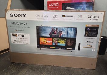 75” Sony smart 4k Bravia 2 tv
