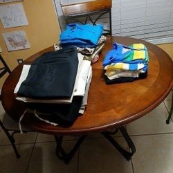 Men Clothes Lot/8 Pants 36×30/7Shirts Size.Large/ 6TSHIRTS Size Large