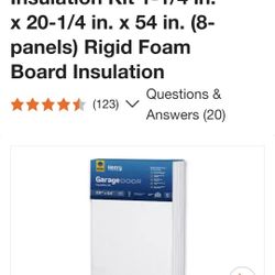 Garbage Door Insulation Kit  20 "1/4  X54"