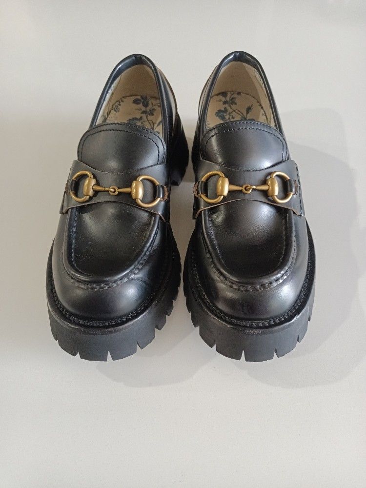 Gucci Lug Sole Horsebit Loafers$300 obo