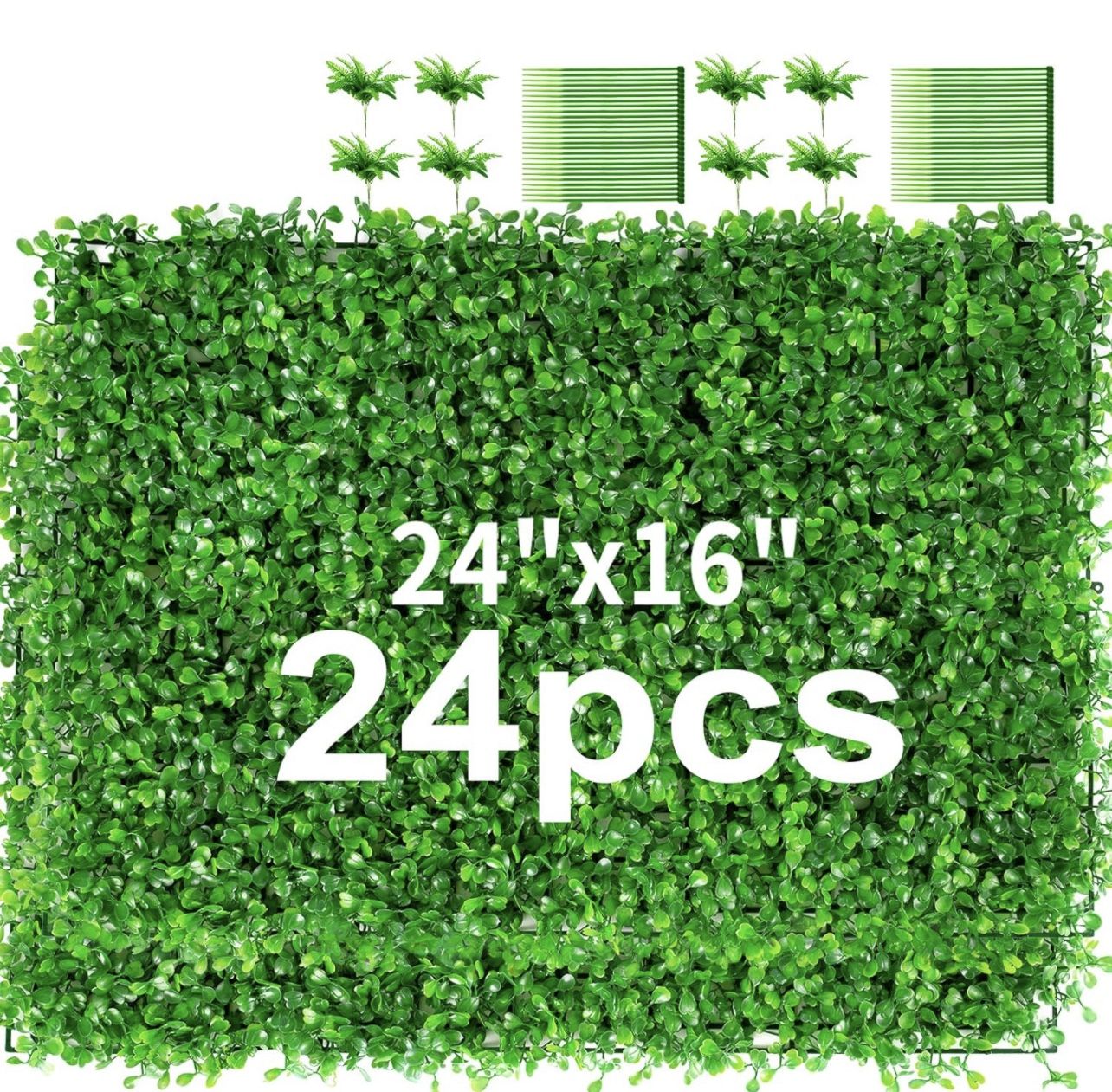 48 PCS Artificial Grass Wall Panels