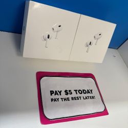 Apple Airpods Pro 2nd Generation Bluetooth Earbuds New - Pay $5 DOWN AVAILABLE - NO CREDIT NEEDED