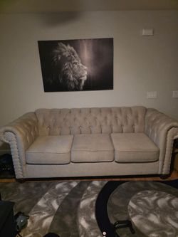 Sofa and chair