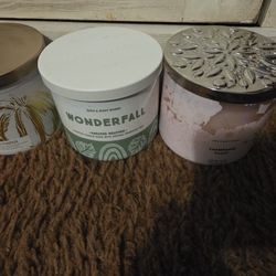 13  Bbw 3 Wick  Candle Lot 