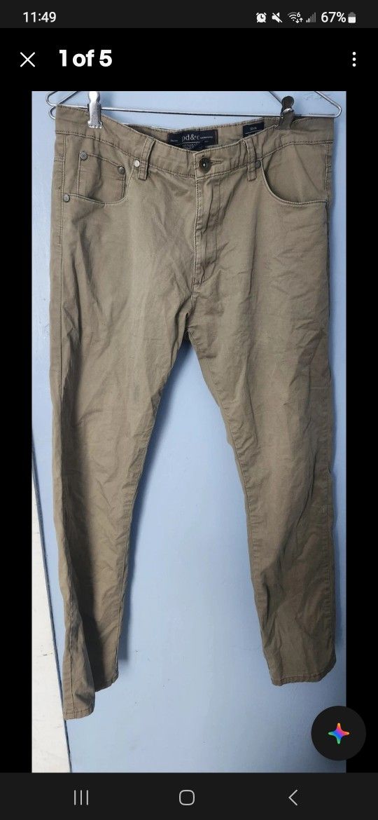 Pd & C Stretch Size 32x32 Mens Pants