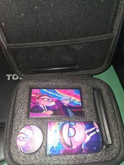 Rick and Morty weed case with accessories