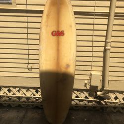 Vintage G&S Gordon And Smith Egg Surfboard