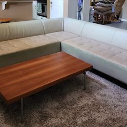Large &comfortable leather sofa