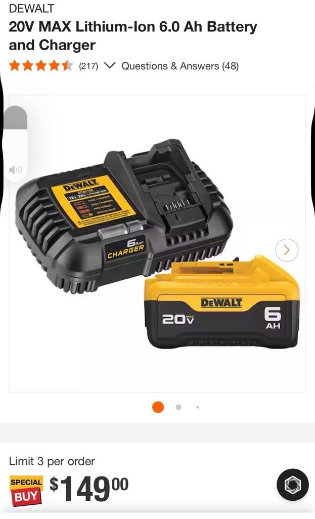 Dewalt Battery & Charger