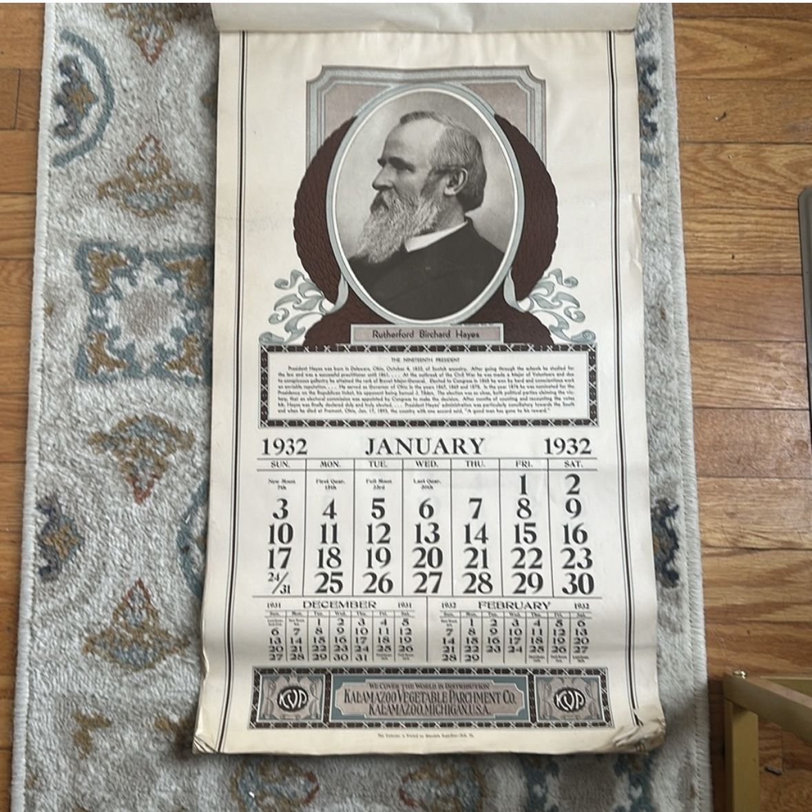 president calendar