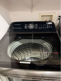 Samsung laundry washer and dryer, drawer, tv stand