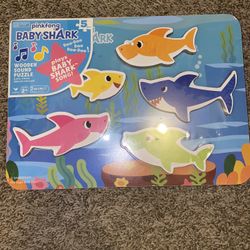 Baby shark Wooden Sound Puzzle