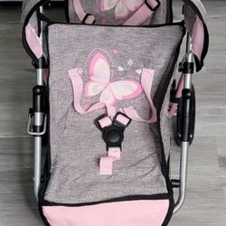 Baby Doll Twin 3 Wheel Jogger➕️ Two (2)baby dolls👶👶