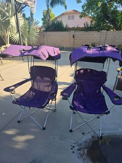 Pair of Renetto Canopy Chairs