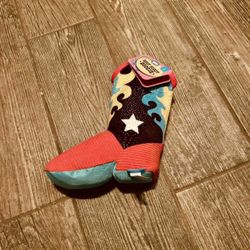 New Cowboy Boot Dog Toy