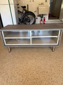 Modern custom media cabinet