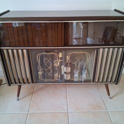 1950's Console Stereo Turntable