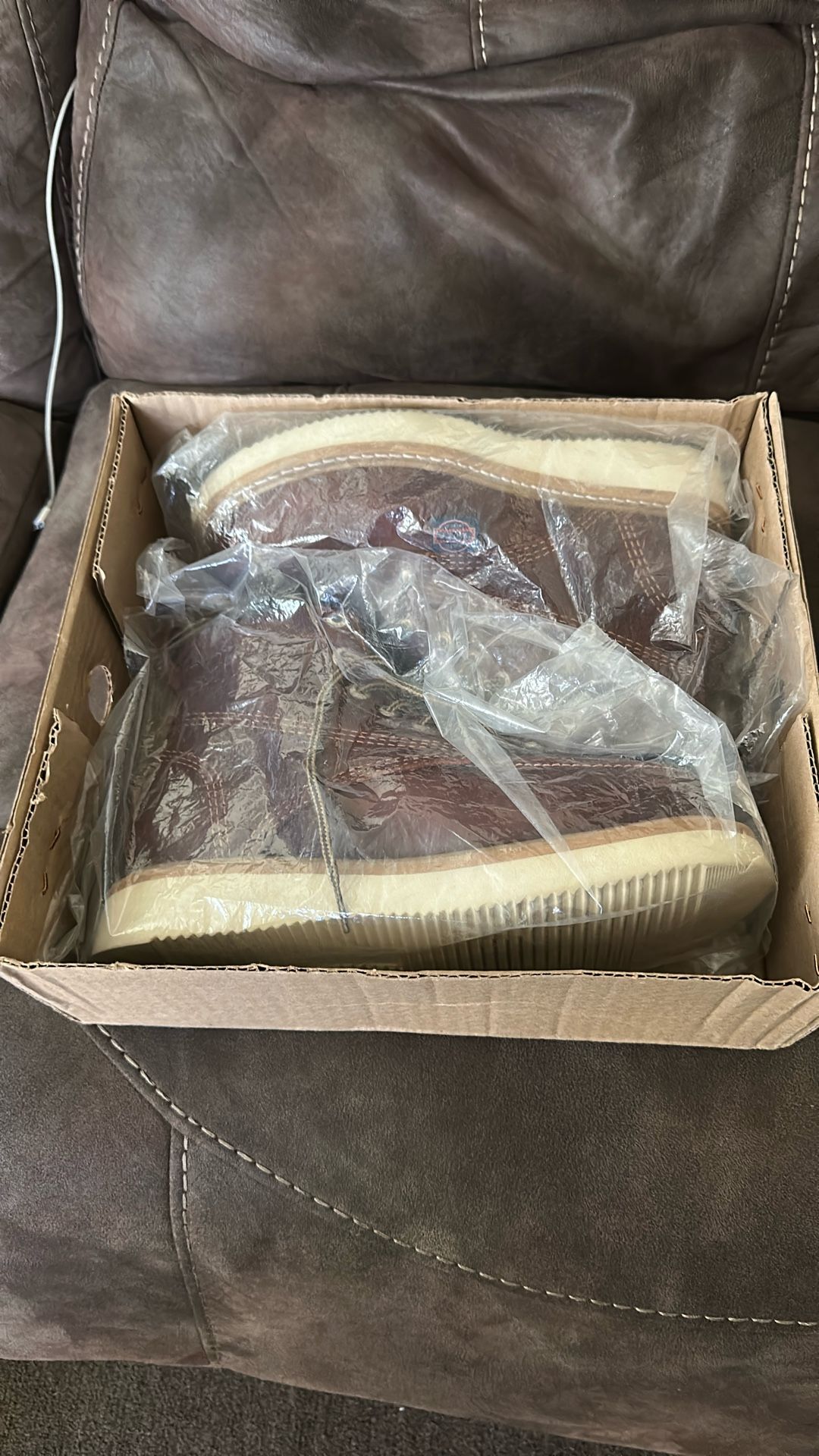 Wolf Leather Boots