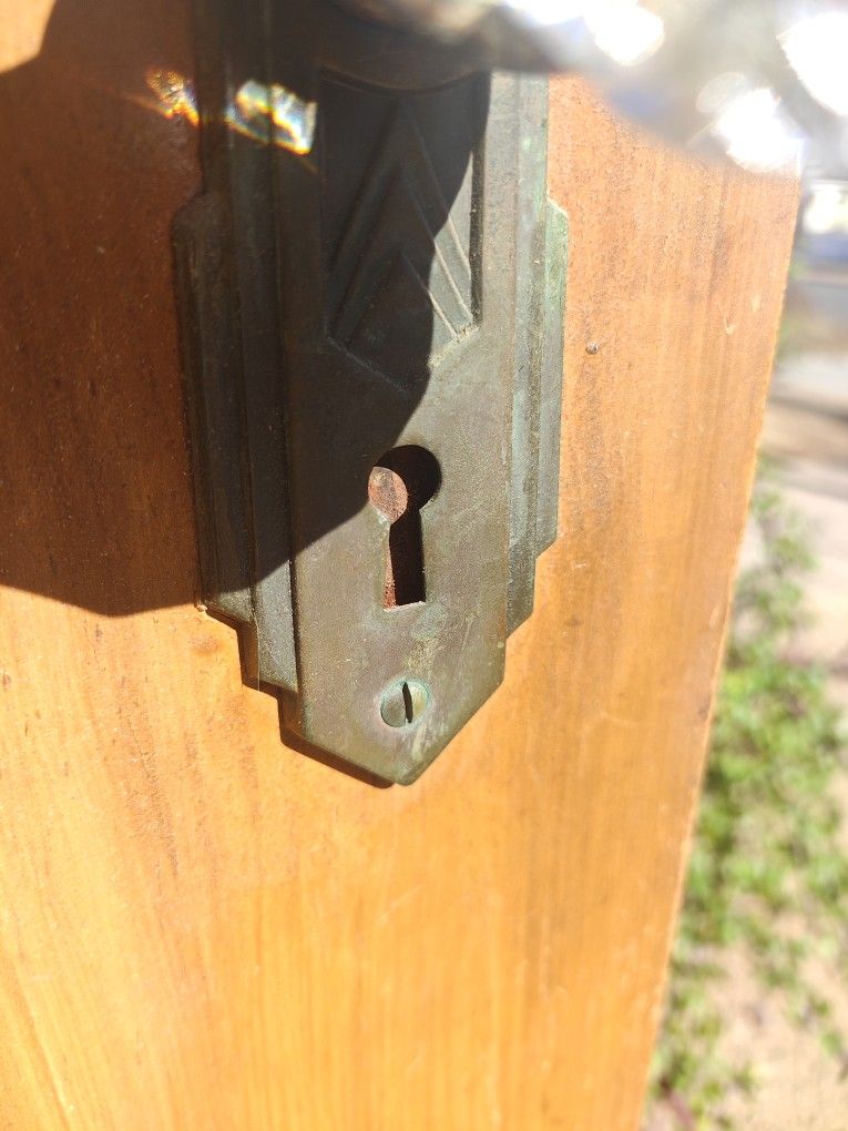 Salvaged Door From Historic Tulip House (S Pacific ST, Oceanside)