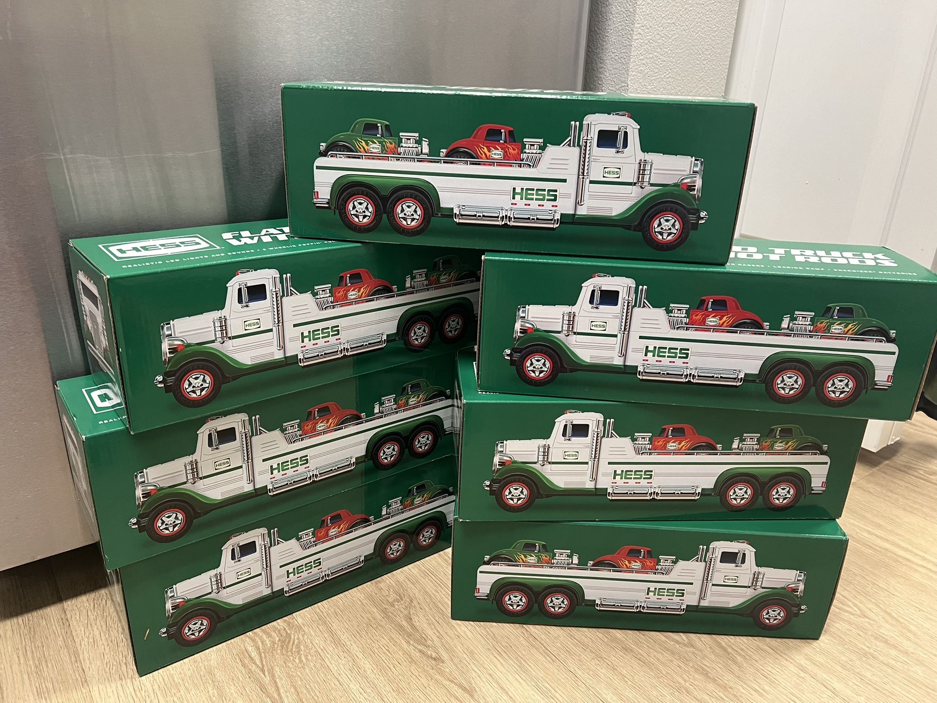 Hess Flatbed Truck With Got Rods