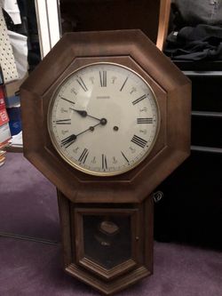 Antique Emperor School Clock