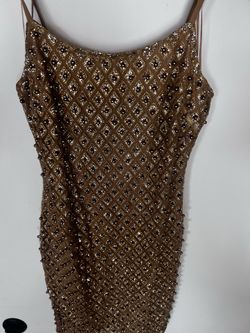 Gold dress