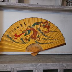 Vintage Chinese Wall Fan 