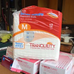 Tranquility Smart Core Disposable Adult Briefs Medium