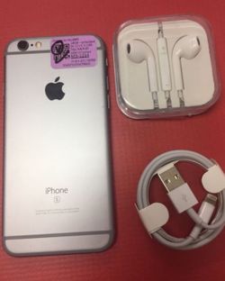 Unlocked iPhone 6S clean like new with warranty and accessories