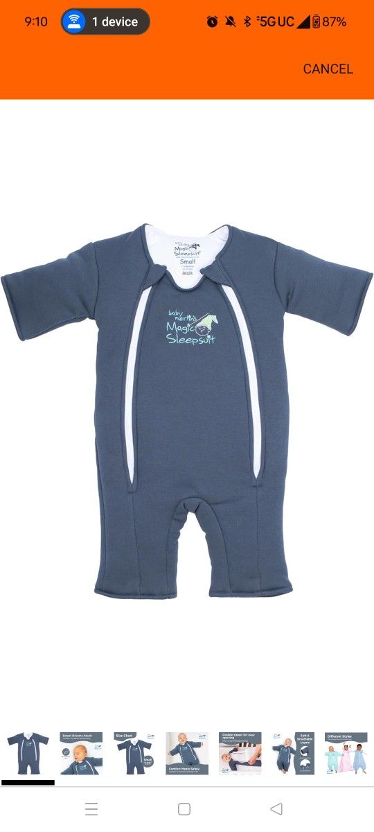 Baby SleepSuit 3 To 6Months / Piyama Para Bebe De 3 A 6 Meses