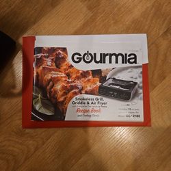 Gourmia Smokeless Grill, Griddle & Air Fryer