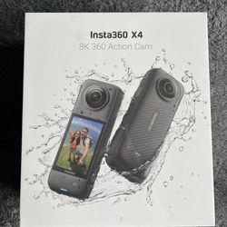 Insta360 - X4 8K 360 Degree Action Camera - Black