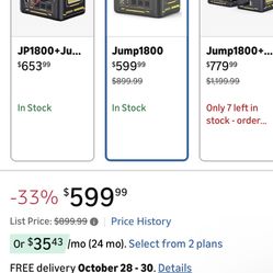 VTOM JUMP 1800w Generator 