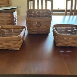 Assorted Longaberger Baskets- $15 EACH