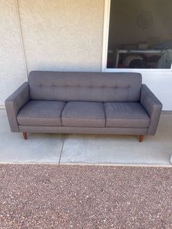 Couch / Sofa in great shape from non smoking home 6 feet 8 inches long