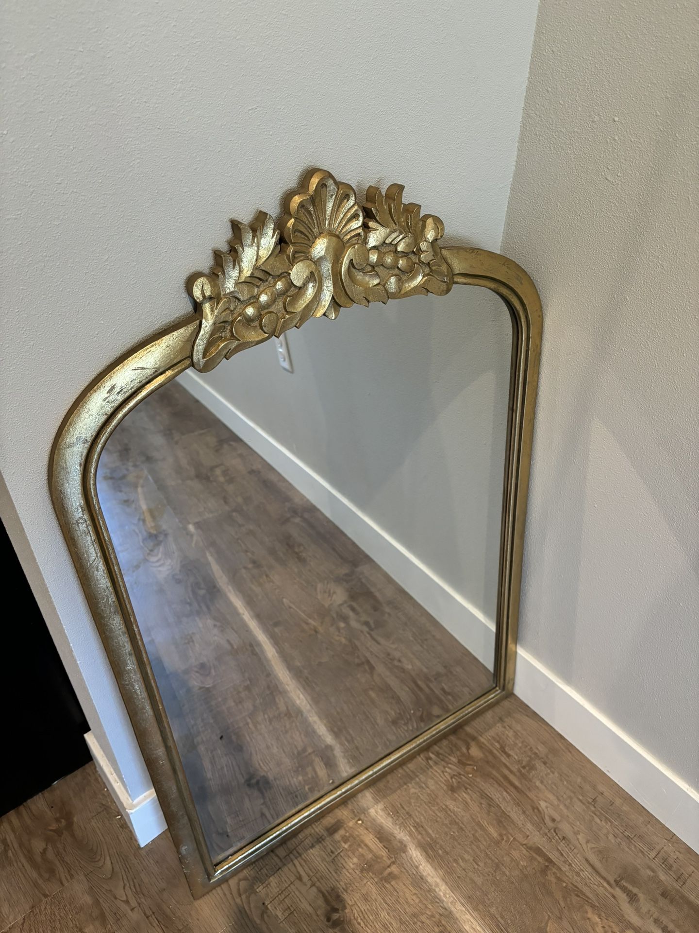 Fleur Gilded Mirror Gold