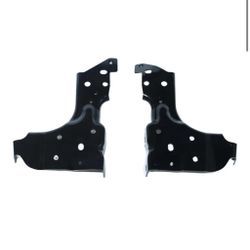 Black Rear Bumper Bracket Mounting Compatible with 2016-2018 Silverado 1500